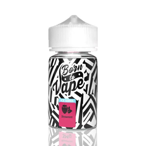 BORN TO VAPE FREEBASE Strawmint (60ml)