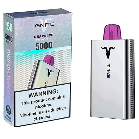 IGNITE V50 Grape Ice (5.000 puffs)