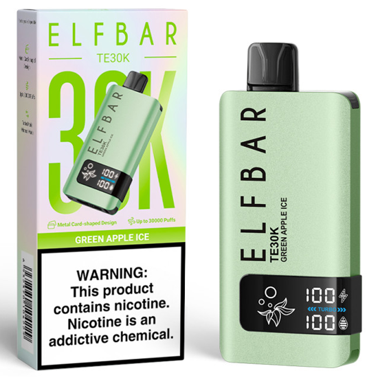 ELFBAR TE 30.000 puffs Green Apple Ice