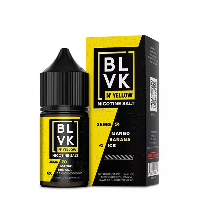 BLVK SALT YELLOW Mango Banana Ice (30ml)