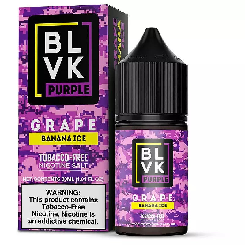 BLVK SALT PURPLE Grape Banana Ice (30ml)