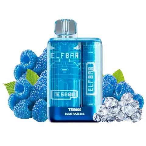 ELFBAR TE5000 Blue Razz Ice (Produto descontinuado)