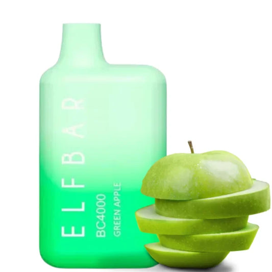 ELFBAR BC4000 Green Apple (Produto descontinuado)