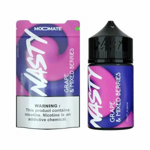 NASTY FREEBASE Grape & Mixed Berries (High Mint) 60ml