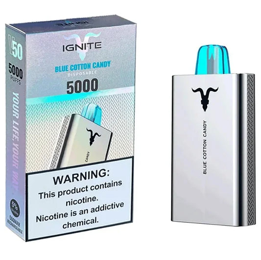 IGNITE V50 Blue Coton Candy (5.000puffs)