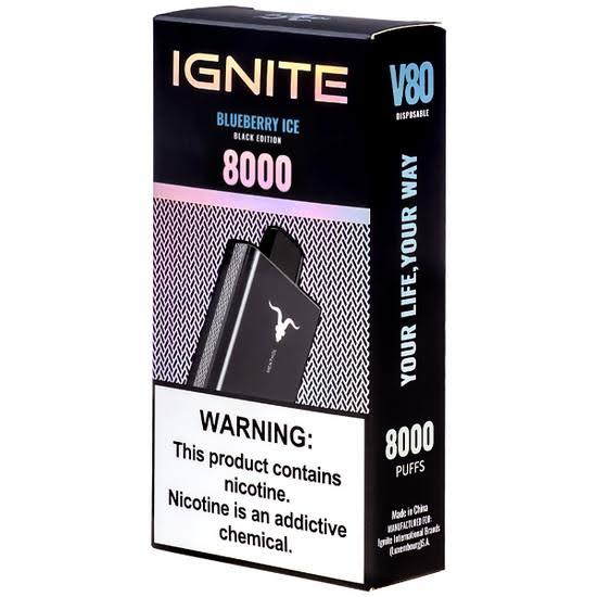 IGNITE V80 Blueberry Ice (8.000 puffs)