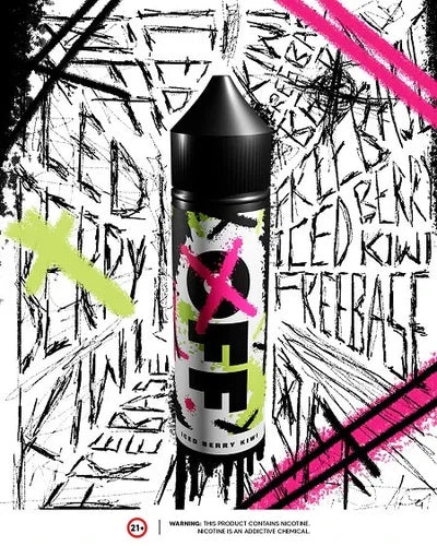 OFF FREEBASE Iced Berrry Kiwi (60ml/03mg)