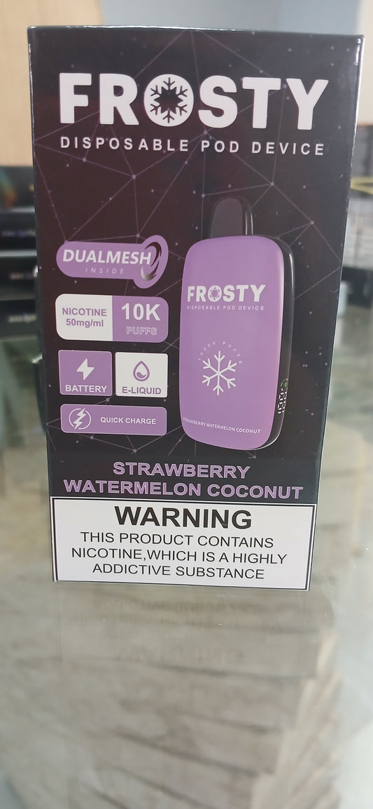 Frosty 10.000 puffs Peach Mango Watermelon