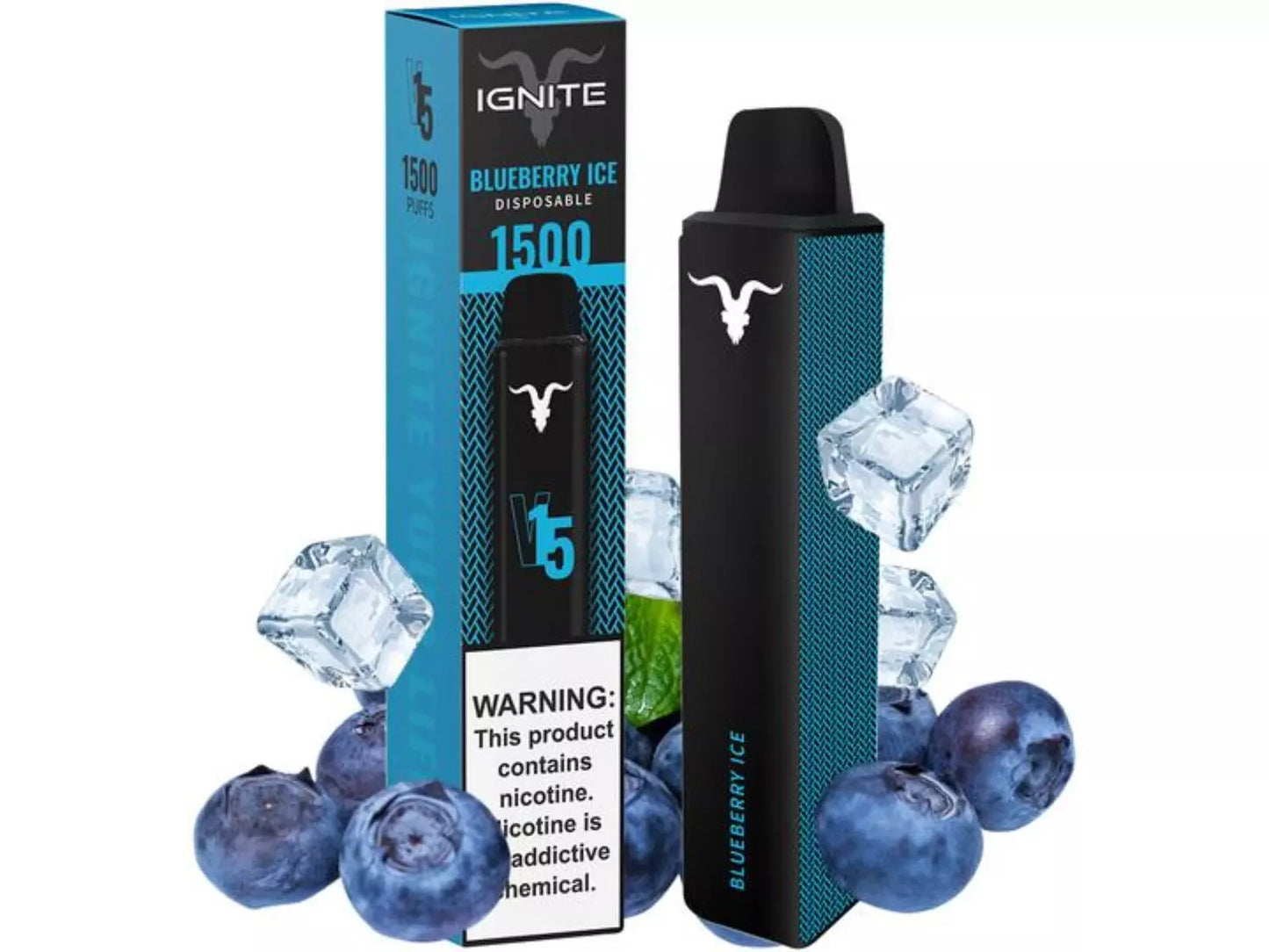 IGNITE V15 Blueberry Ice (1.500 puffs)