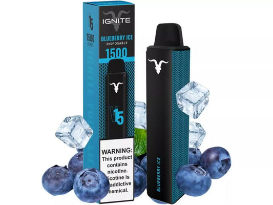 IGNITE V15 Blueberry Ice (1.500 puffs)