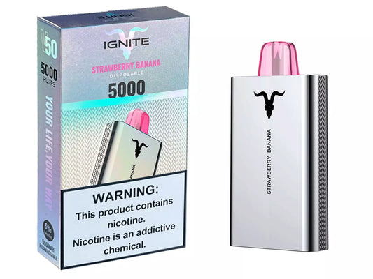 IGNITE V50 Strawberry Banana (5.000 puffs)