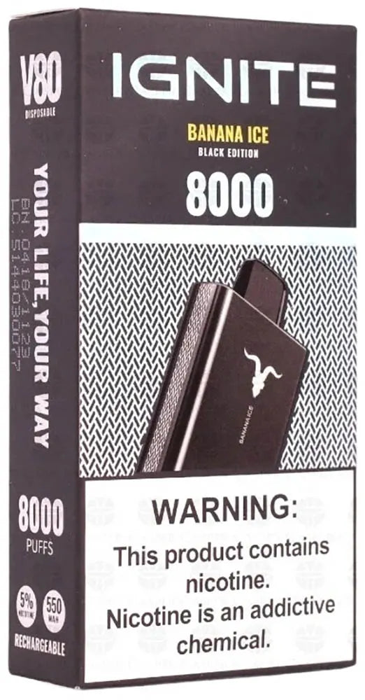 IGNITE V80 Banana ice (8.000 puffs)