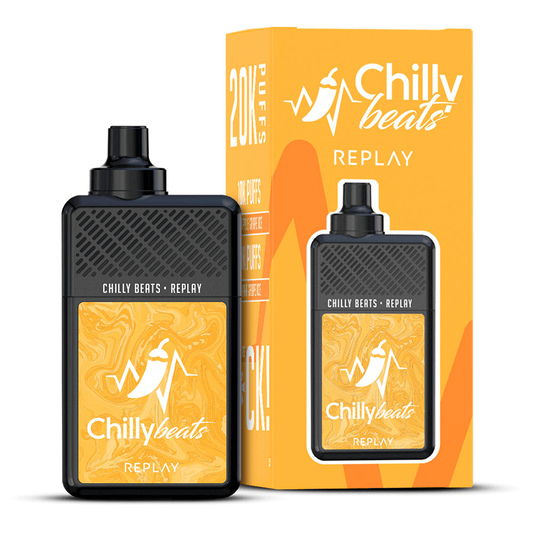 CHILLY BEATS REPLAY 20.000 Puffs (10k Kiwi Passionfruit Guava Ice + 10k Halls Black Cherry Ice)