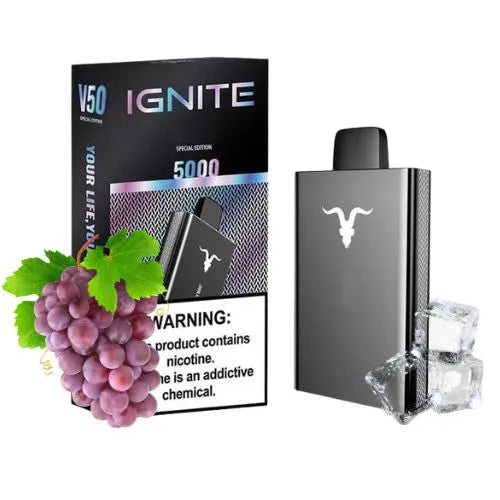 IGNITE V50 Grape Ice (5.000 puffs)