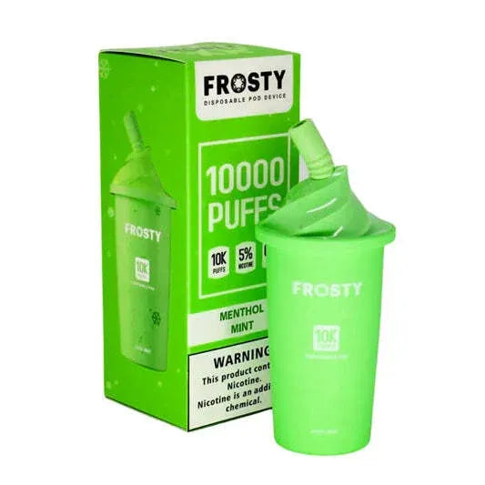 Frosty 10.000 puffs Green Apple Ice